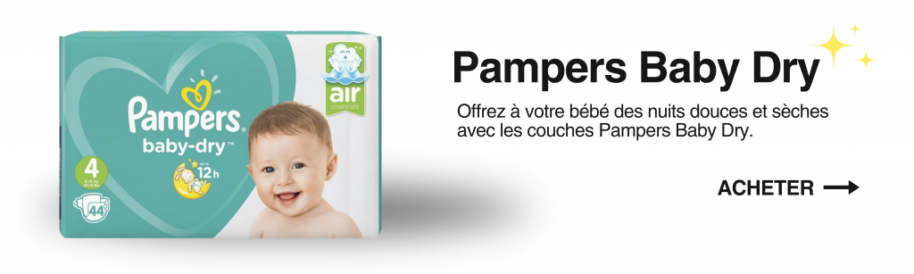 Pampers Baby Dry couches