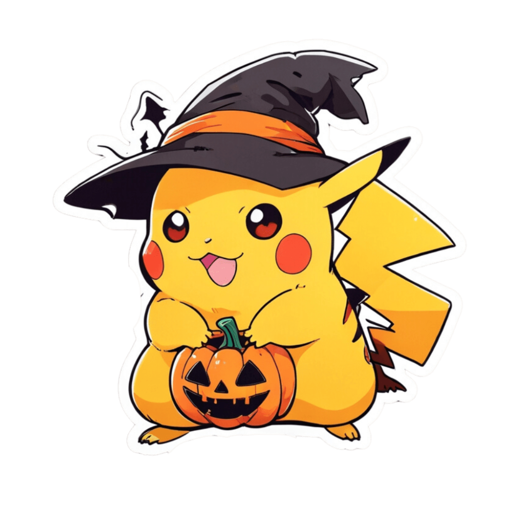 olamuchachas coloriage dessin pikachu halloween couleur