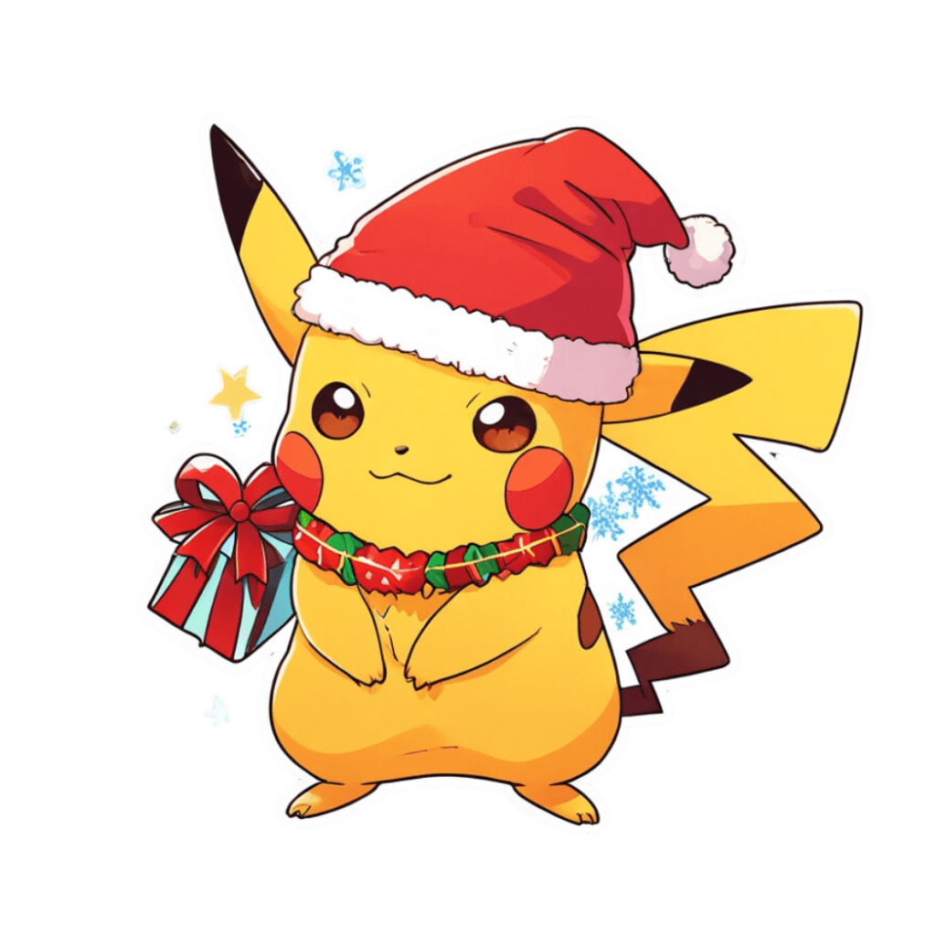 olamuchachas coloriage dessin pikachu noel couleur