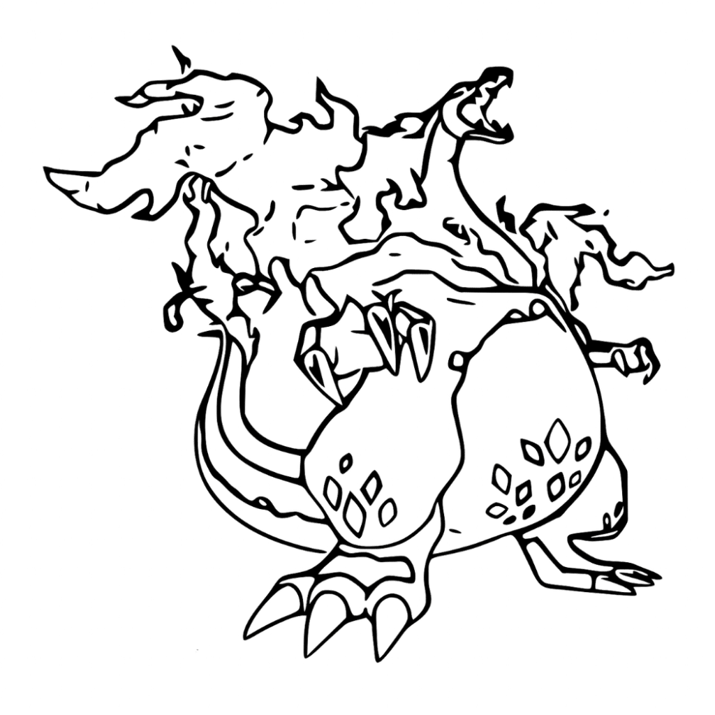 olamuchachas dracaufeu coloriage pokemon vmax black and white noir et blanc 1