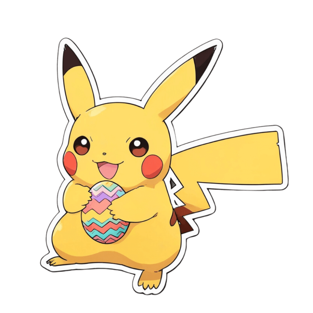 olamuchachas pikachu coloriage pokemon couleur paques 1