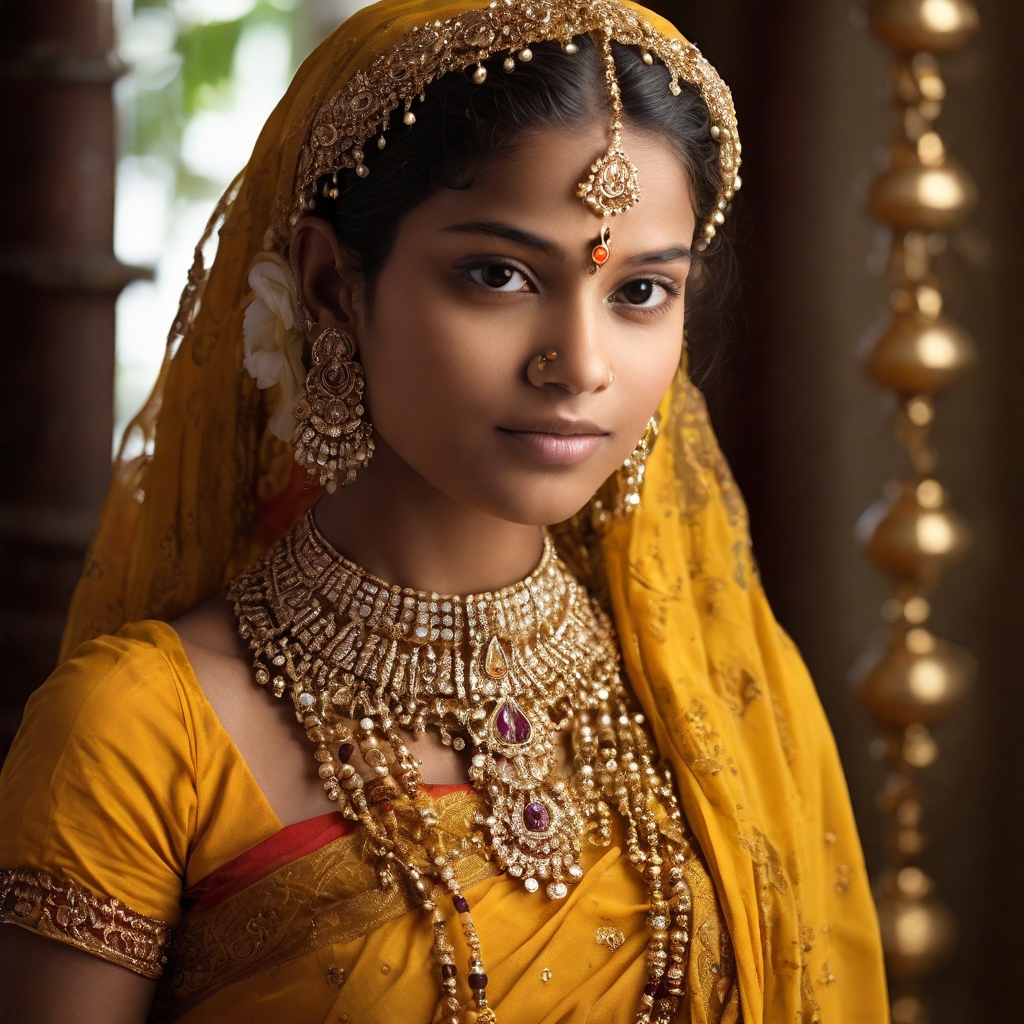 olamuchachas valaikappu illustration tenue bijoux traditionnels